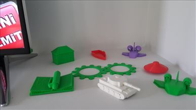 Öğrencilerimizin 3D Yazıcı Çıktıları